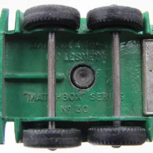 Lesney Matchbox # 30 die-cast 8 Wheel crane toy car