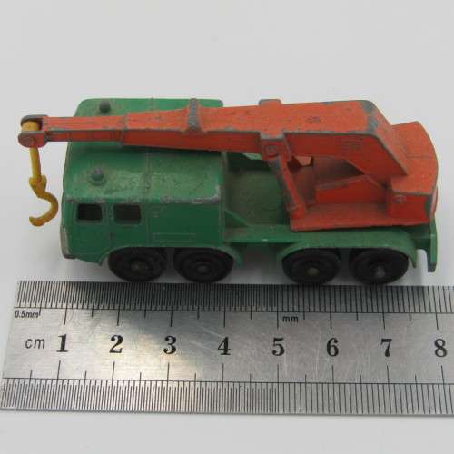 Lesney Matchbox # 30 die-cast 8 Wheel crane toy car
