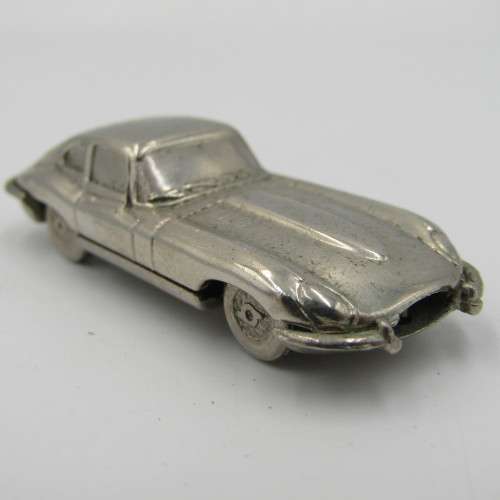 Vintage Kerico 1961 Jaquar E-type keyring holder car - no keyring