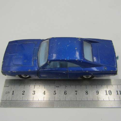 Matchbox King Size No. K-22 Dodge Charger die-cast model car with steering