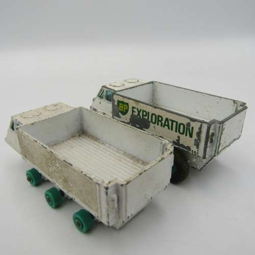 Pair of Matchbox No. 61 Alvis Stalwart BP Exploration truck die-cast toy cars