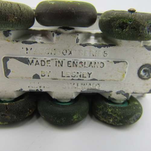 Pair of Matchbox No. 61 Alvis Stalwart BP Exploration truck die-cast toy cars