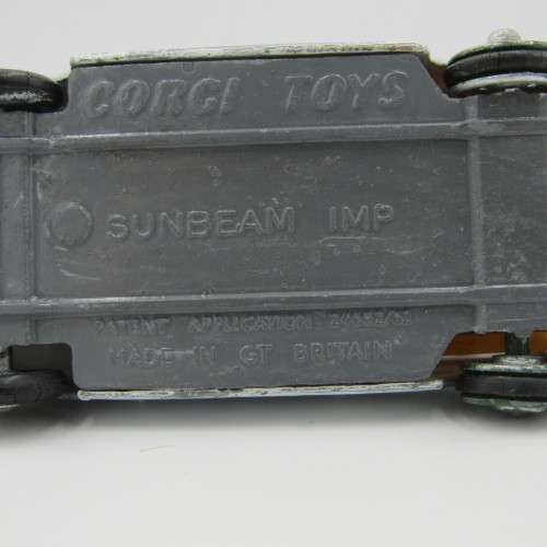 Corgi Toys Sunbeam Imp die-cast model car - rear wheels replaced - repainted
