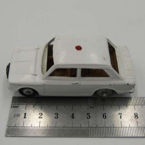 Corgi Toys Sunbeam Imp die-cast model car - rear wheels replaced - repainted