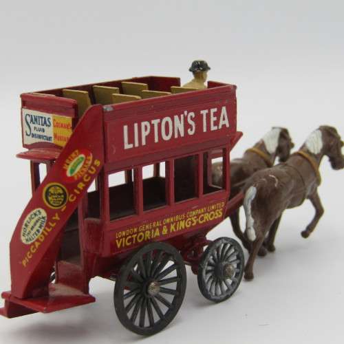 Lesney No. 12 Lipton`s Tea double decker horse cart