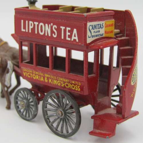 Lesney No. 12 Lipton`s Tea double decker horse cart