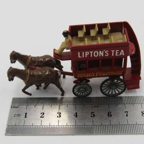 Lesney No. 12 Lipton`s Tea double decker horse cart