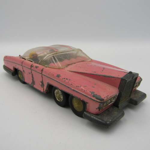 Meccano Ltd Dinky Toys Lady Penelope`s Fab 1 Thunderbirds toy car - scales No 100 - rockets missing
