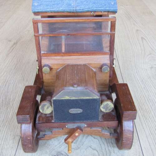 Handmade wooden Ford Model T model car - very unique and well made