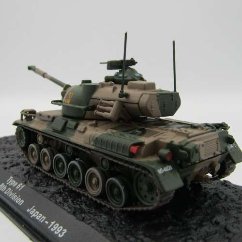 Type 61 combat tank model of 10th Tank Battalion 8th Division Japan 1993