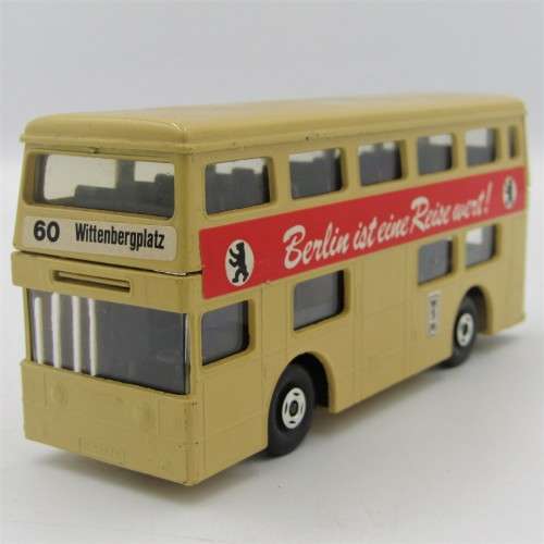 Matchbox Super Kings German Berlin double decker die-cast bus - excellent condition