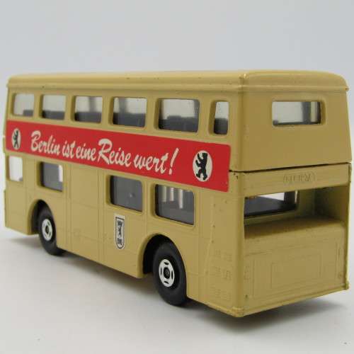 Matchbox Super Kings German Berlin double decker die-cast bus - excellent condition