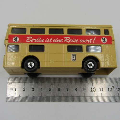 Matchbox Super Kings German Berlin double decker die-cast bus - excellent condition