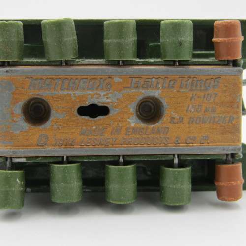 Matchbox Battle Kings K-107 155mm S.P Howitzer die-cast toy car - no tracks