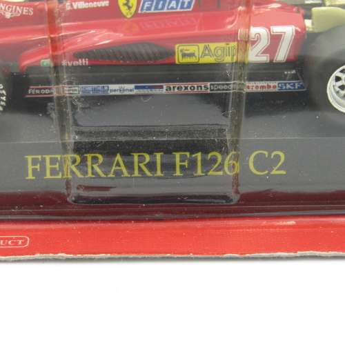 Ferrari F126 C2 Formula 1 die-cast racing car - scale 1/43