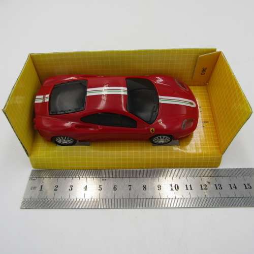 Shell Ferrari 360 Challenge Stradale model car in box - scale 1/38