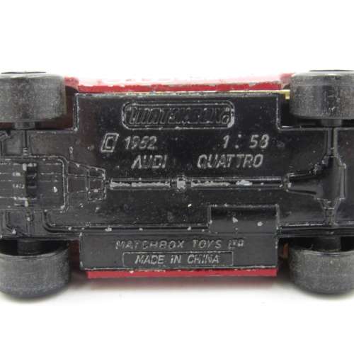 Matchbox Audi Quattro die-cast toy car