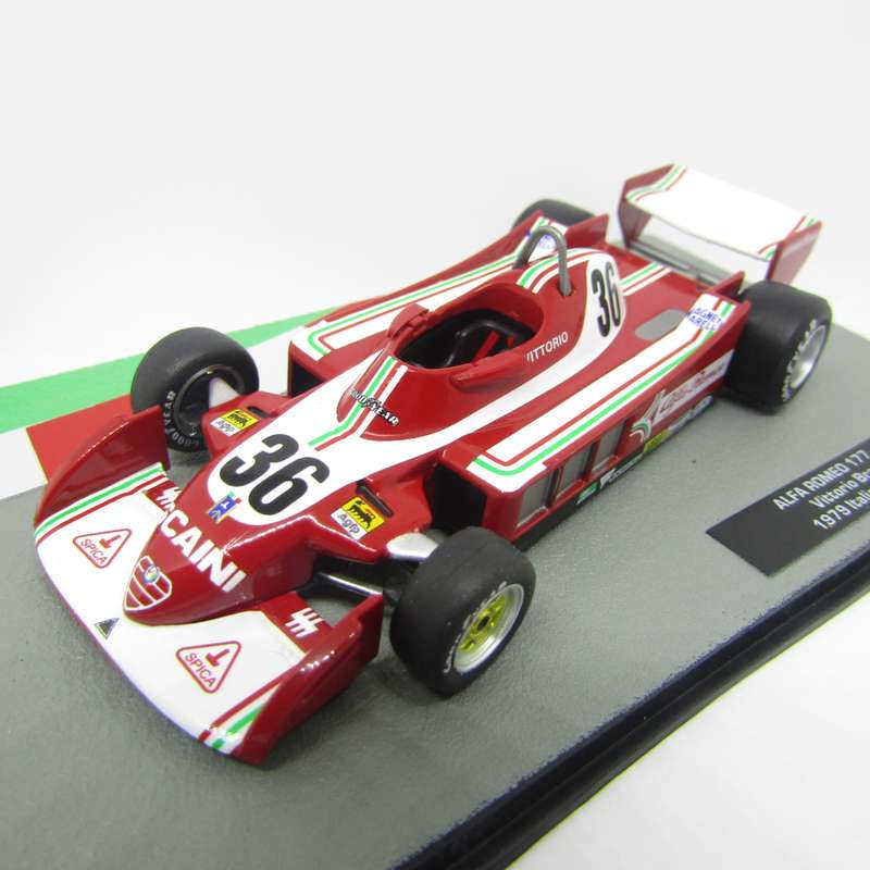 Formula 1 Alfa Romeo 177 - 1979 die-cast racing model car - #36 Vittorio Brambilla - scale 1/43