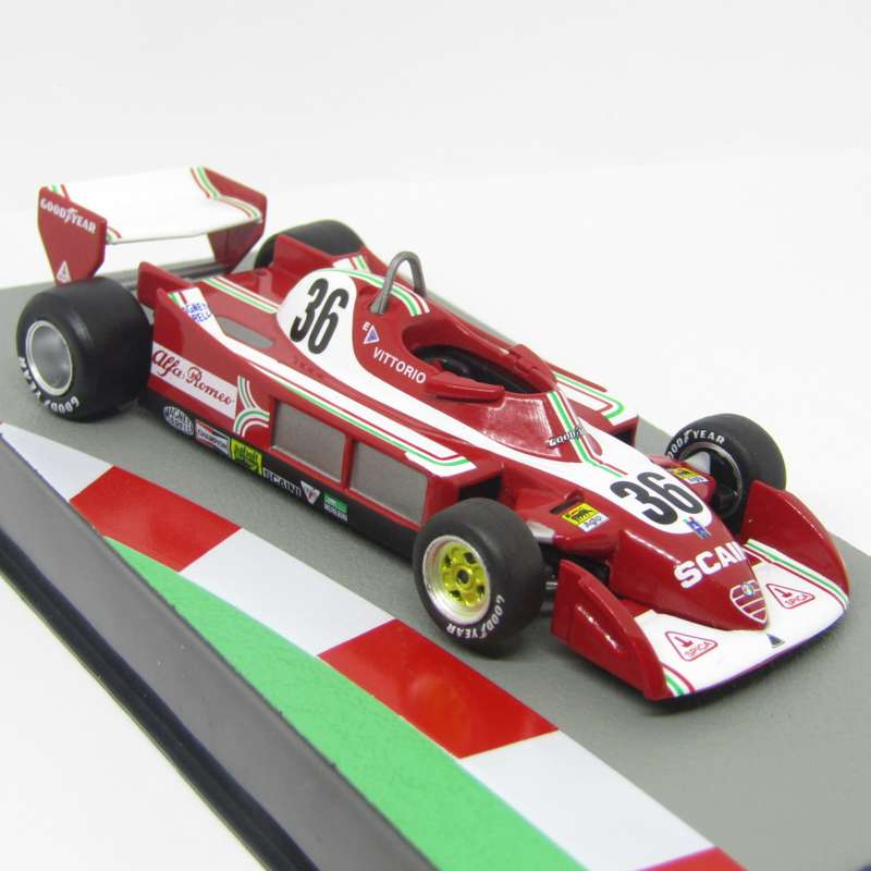 Formula 1 Alfa Romeo 177 - 1979 die-cast racing model car - #36 Vittorio Brambilla - scale 1/43