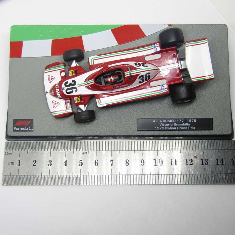 Formula 1 Alfa Romeo 177 - 1979 die-cast racing model car - #36 Vittorio Brambilla - scale 1/43
