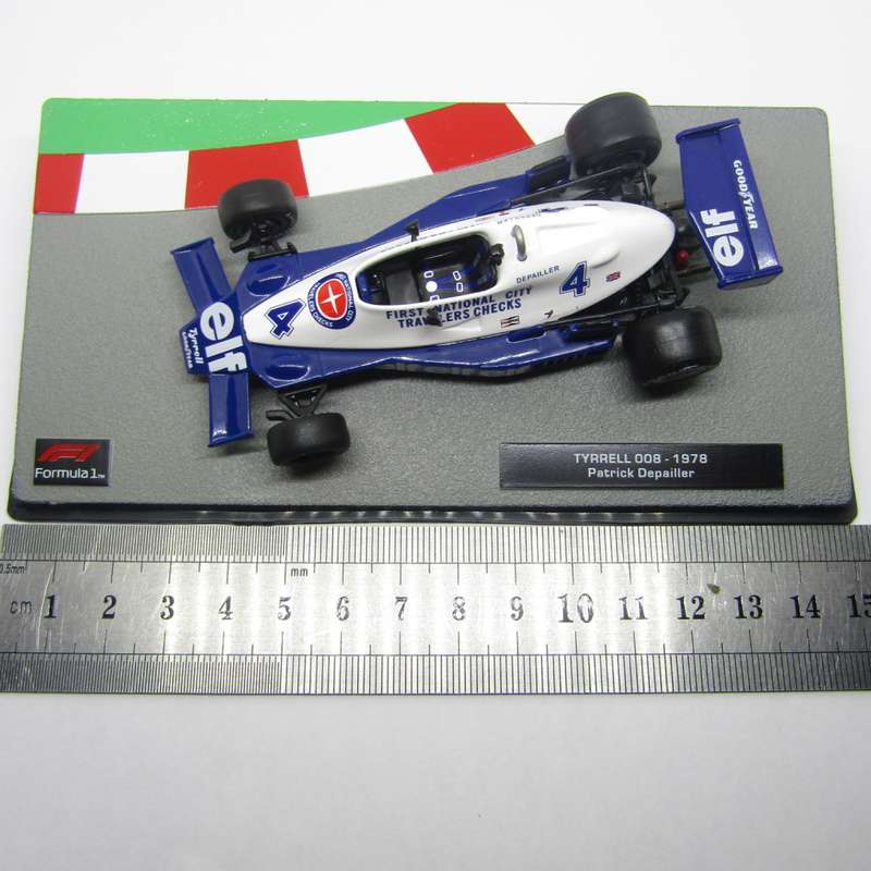 Formula Tyrrell 008 - 1978 die-cast racing model car - #4 Patrick Depailler - scale 1/43