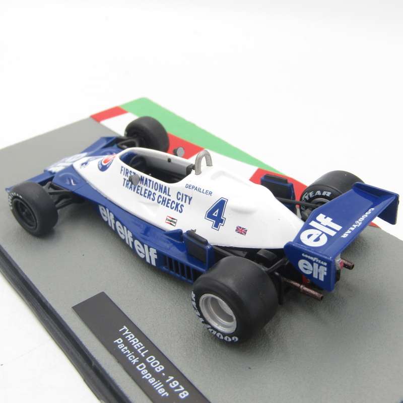 Formula 1 Tyrrell 008 - 1978 die-cast racing model car - #4 Patrick Depailler - scale 1/43