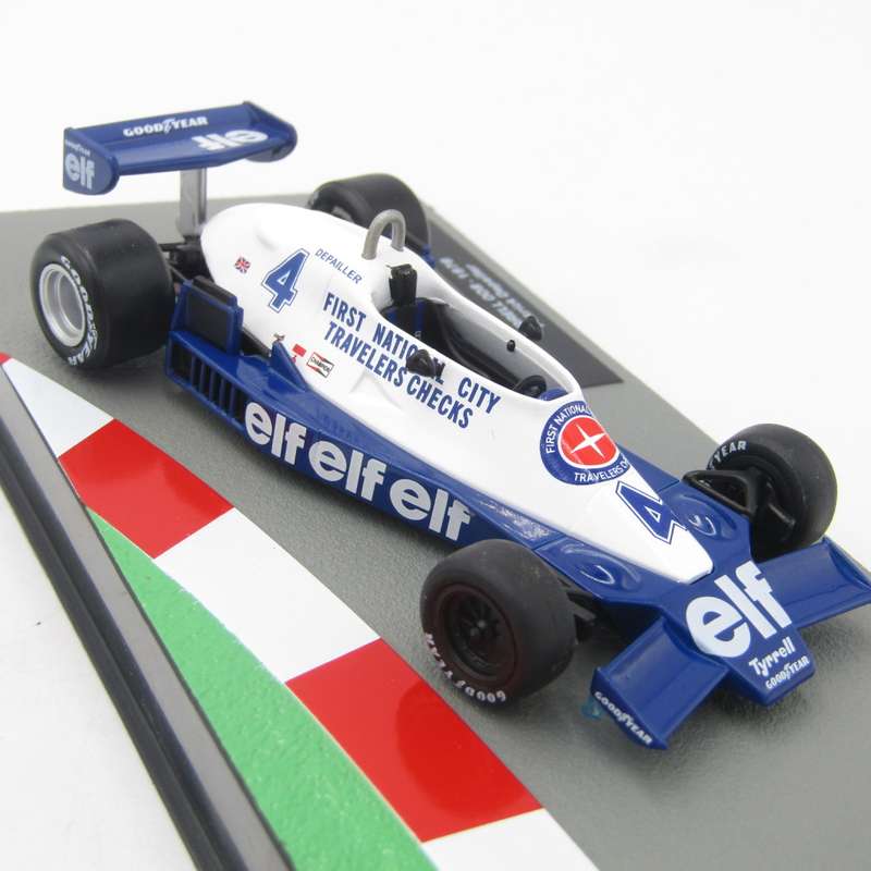 Formula 1 Tyrrell 008 - 1978 die-cast racing model car - #4 Patrick Depailler - scale 1/43