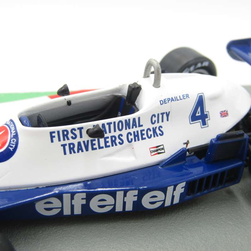 Formula 1 Tyrrell 008 - 1978 die-cast racing model car - #4 Patrick Depailler - scale 1/43