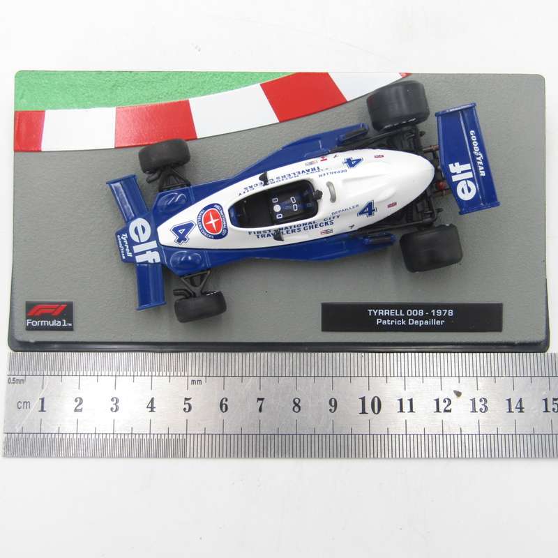Formula 1 Tyrrell 008 - 1978 die-cast racing model car - #4 Patrick Depailler - scale 1/43