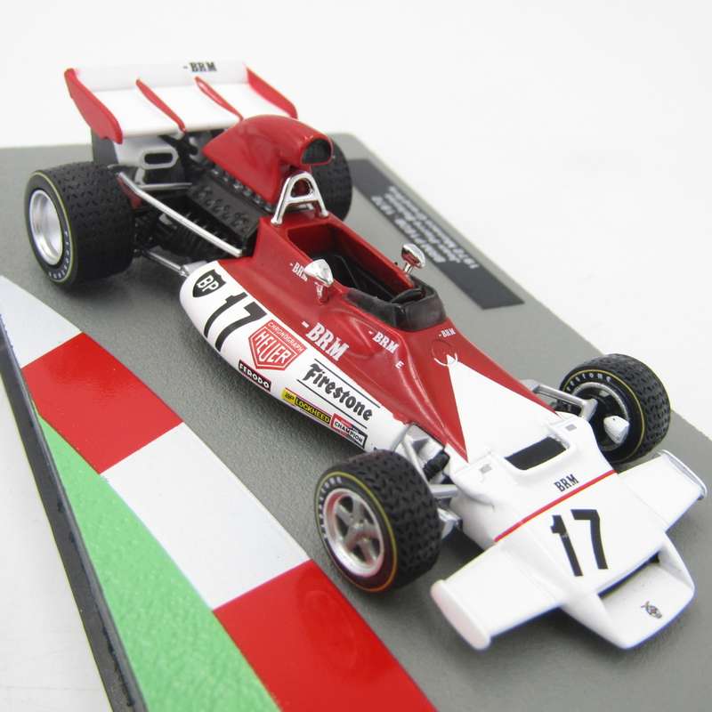 Formula 1 BRM P160B - 1972 die-cast racig model car - #17 Jean-Pierre Beltoise - scale 1/43