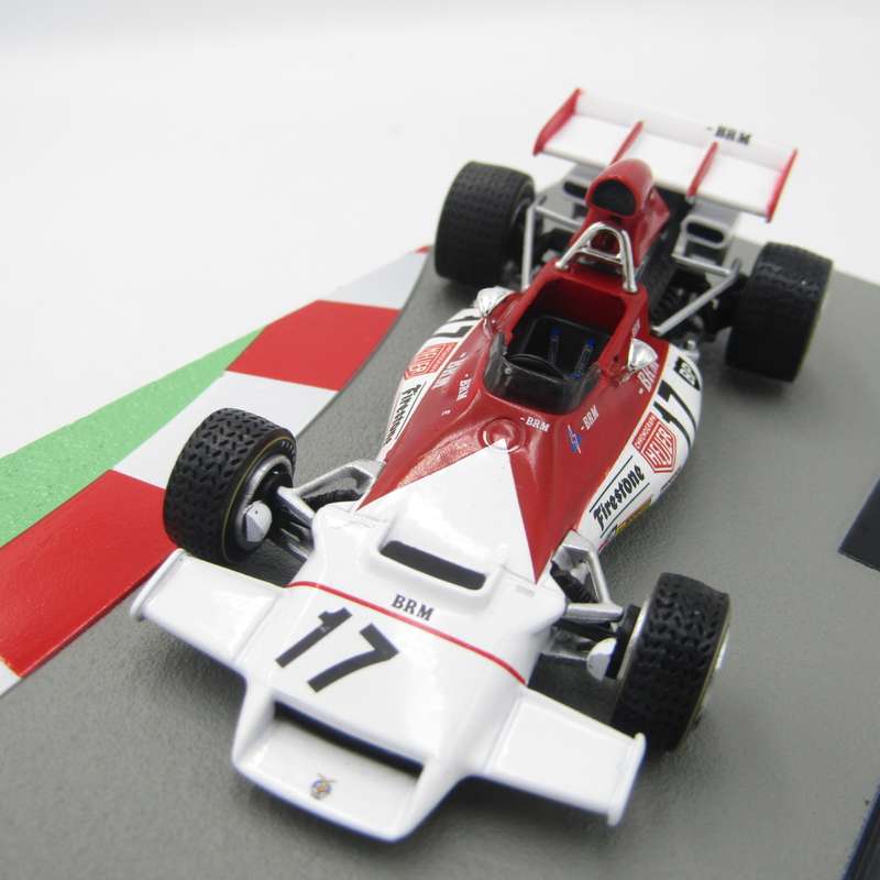 Formula 1 BRM P160B - 1972 die-cast racig model car - #17 Jean-Pierre Beltoise - scale 1/43