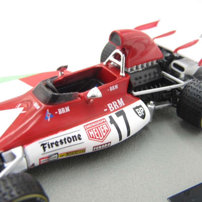 Formula 1 BRM P160B - 1972 die-cast racig model car - #17 Jean-Pierre Beltoise - scale 1/43