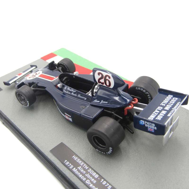 Formula 1 Hesketh 308B - 1975 die-cast racing model car - #26 Alan Jones - scale 1/43