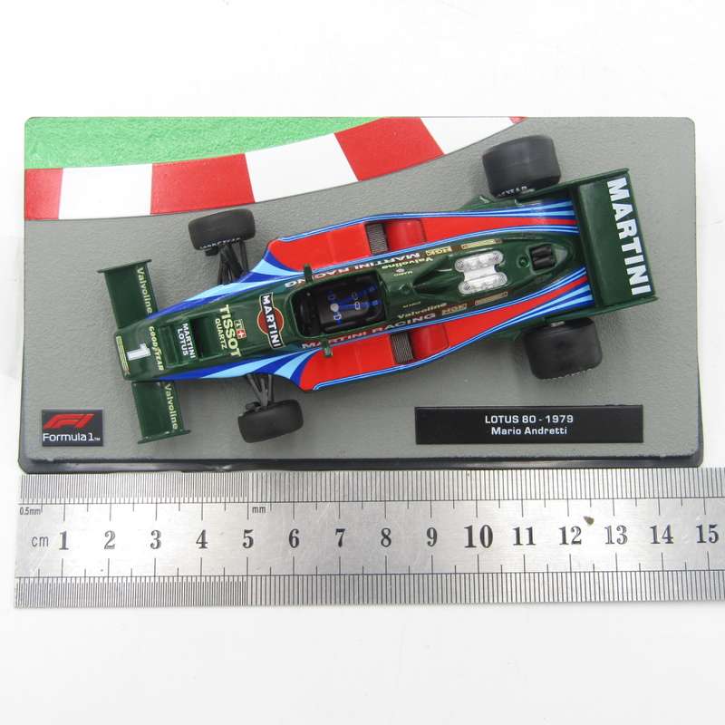Formula 1 Lotus 80 - 1979 die-cast racing model car - #1 Mario Andretti - scale 1/43