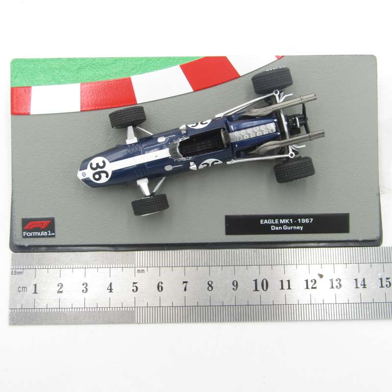 Formula 1 Eagle MK1 - 1967 die-cast racing model car - #36 Dan Gurney - scale 1/43
