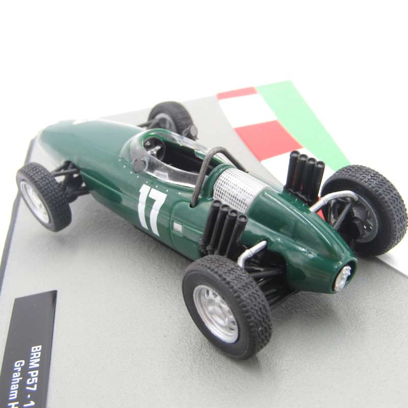 Formula 1 BRM P57 - 1962 die-cast racing model car - #17 Graham Hill - scale 1/43