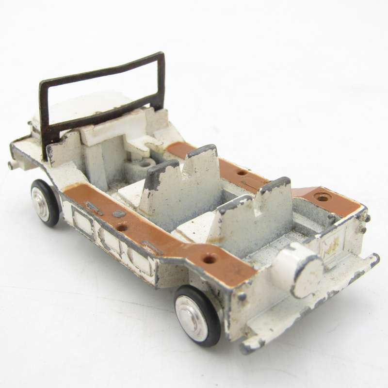 Meccano Ltd Dinky Toys Austin Mini Moke die-cast toy car - no tyres - canopy missing