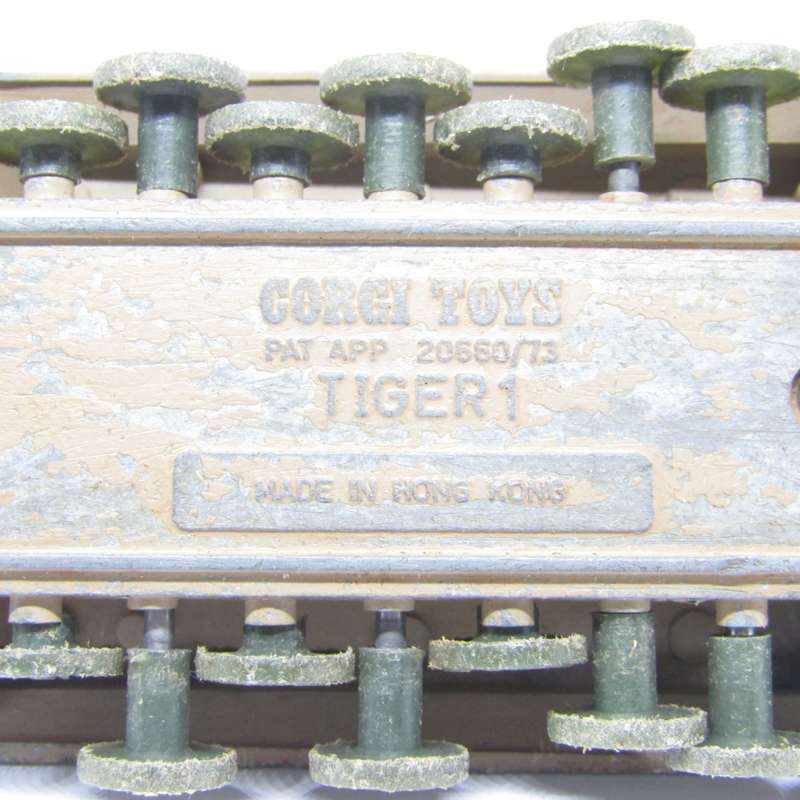Corgi Toys Tiger 1 die-cast combat tank model - no tracks