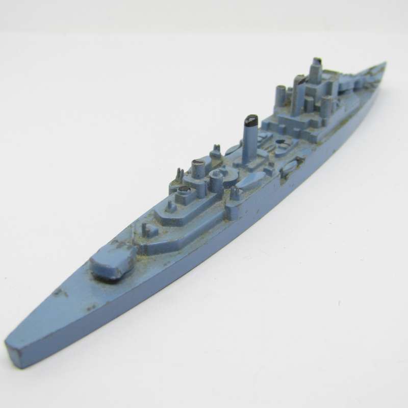 Vintage Tri-Ang HMS Superb die-cast model ship