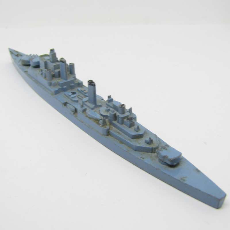 Vintage Tri-Ang HMS Superb die-cast model ship