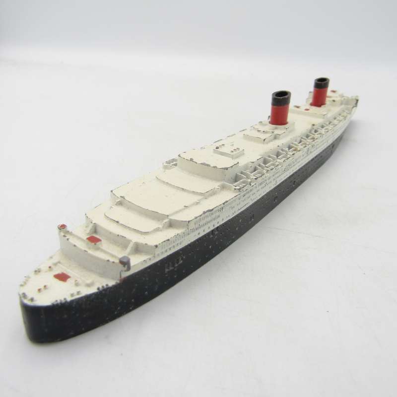 Vintage Tri-Ang RMS Queen Elizabeth die-cast model ship