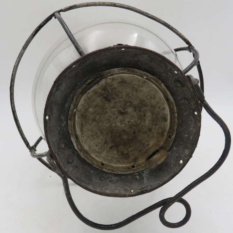 Antique Ships lantern with glass intact