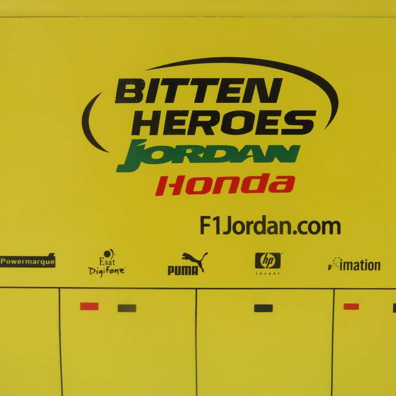 Formula 1 Mercedes-Benz Actros F1 Transporter truck - Jordan Honda Bitten Heroes - scale 1/43