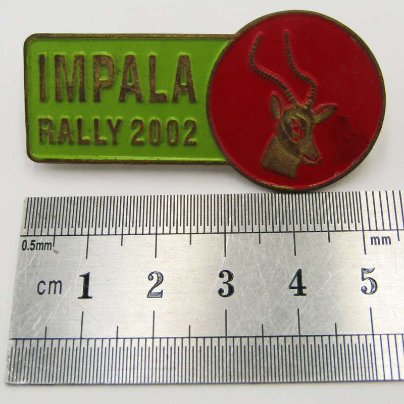 Impala Rally 2002 Motorcycle badge