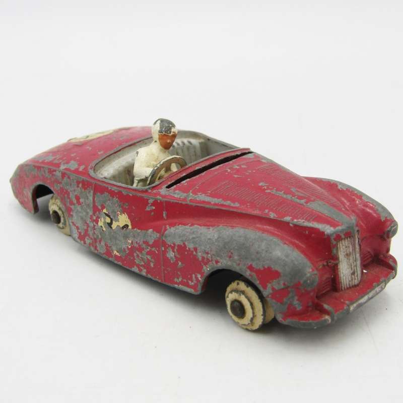 Meccano Dinky Toys #107 Sunbeam Alpine die-cast racing toy car - well used