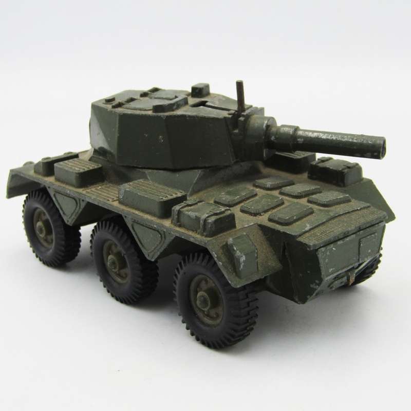 Vintage Crescent toys Saladin Armoured car die-cast model