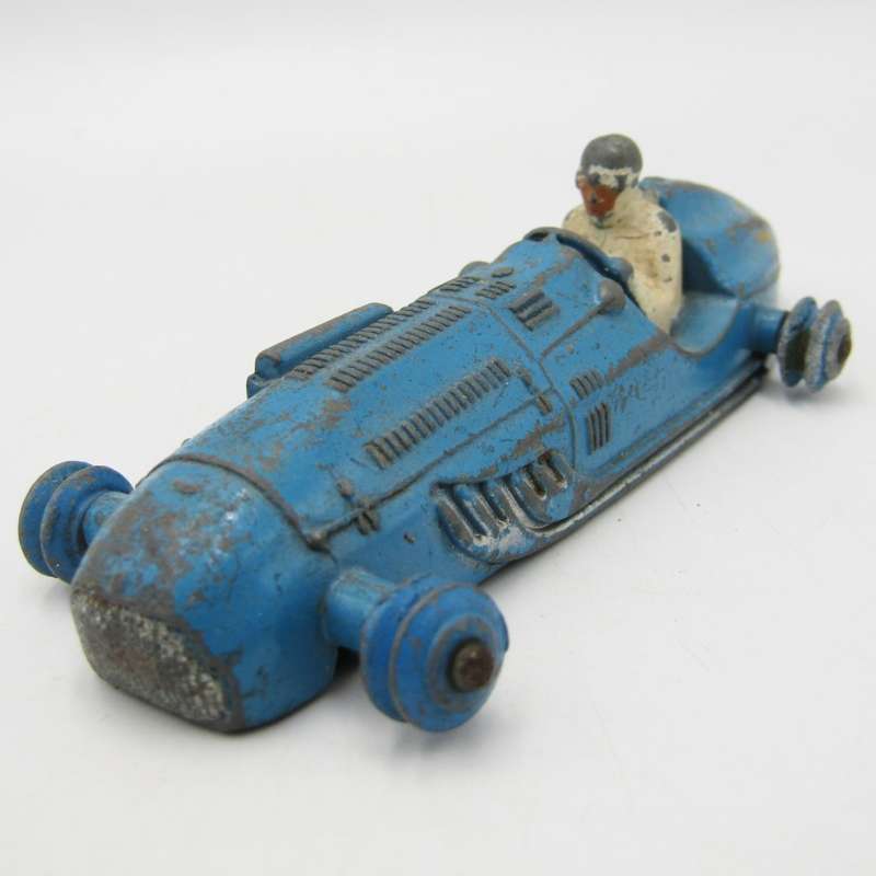 Meccano Dinky Toys #23K Talbot Lago die-cast racing toy car - well used