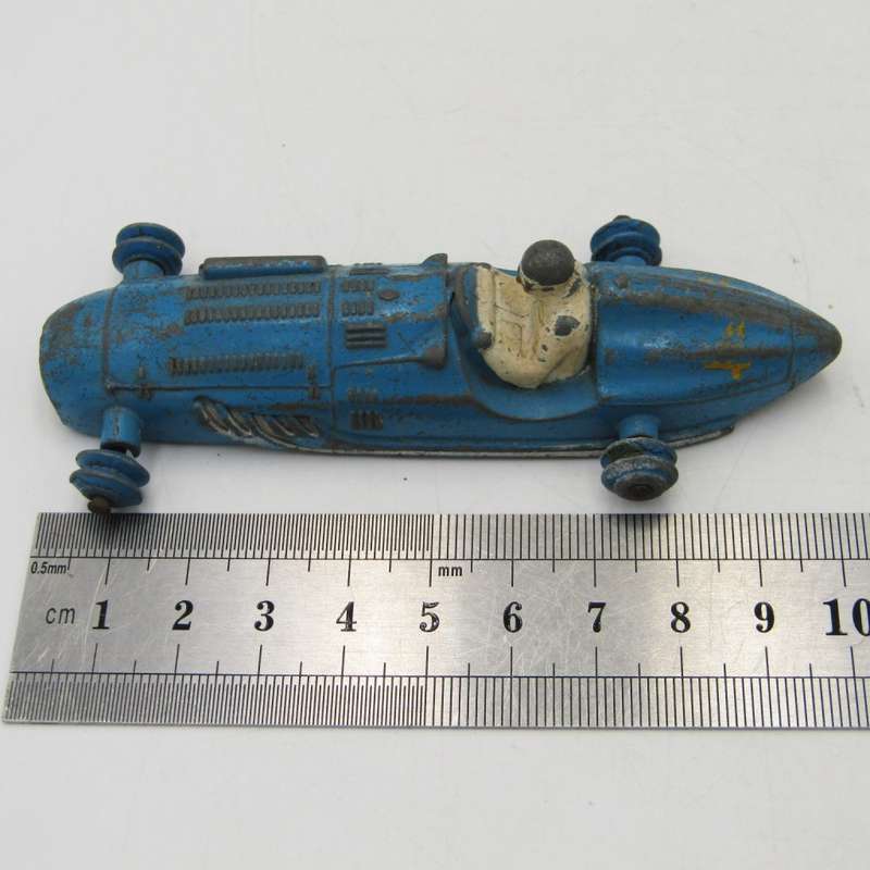 Meccano Dinky Toys #23K Talbot Lago die-cast racing toy car - well used