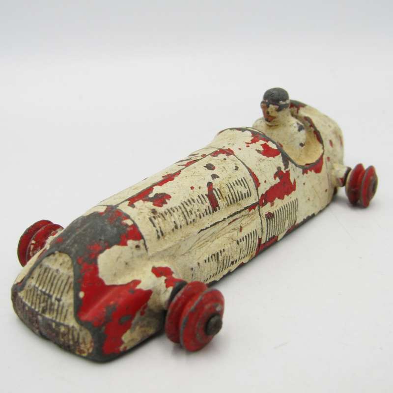Meccano Dinky Toys Alfa - Romeo die-cast racing toy car - well used - no tyres