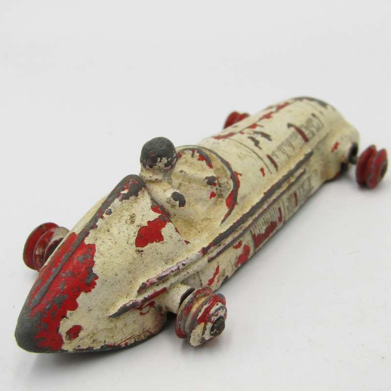 Meccano Dinky Toys Alfa - Romeo die-cast racing toy car - well used - no tyres